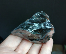 Obsidienne fumée translucide