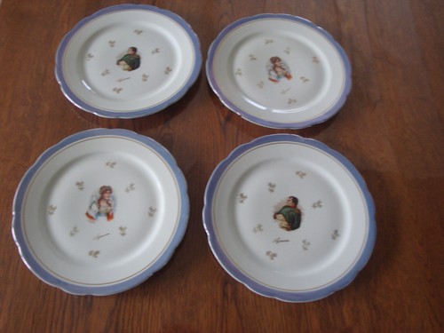Assiettes dessert en - a,