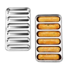 DIY Hot Dog Baking Pans Metal