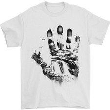 T-Shirt Pour Hommes En Coton 100% Pour La Randonnée En Plein Air