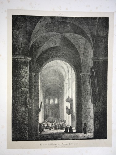 Interieur eglise tournus - interieur,