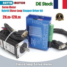【FR】Nema23 Nema34 Close Loop Stepper Motor 2Nm-12Nm Hybrid Servo Driver Kit