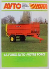 prospectus brochure avto remorque épandeuse B 4500 tractor traktor tracteur