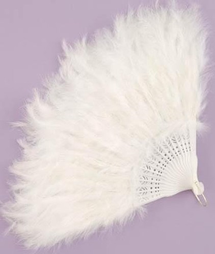 éventail costume plume - costume,
