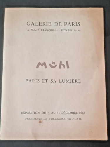 Muhl paris lumière - paris, 1962