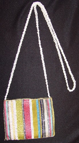Beaded cross body bag purse - beaded,