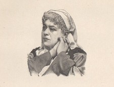 Portrait xixe renée richard - xixe,