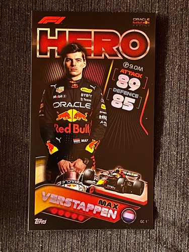 Xxl card topps formula - 1, turbo
