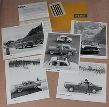 (36A) NOTICE PRESSE 1963 FIAT 500  600 -  2300 - 2300 S coupé - 1600 S Cabriolet