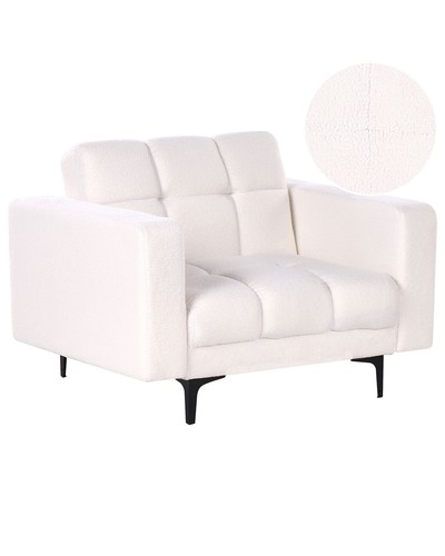 Fauteuil bouclé dossier - fauteuil, en