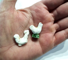 Fèves anciennes 1ère époque COQ DE CLOCHER + POULE * 196