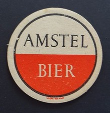 Ancien sous-bock bière AMSTEL BIER Carpa Den Haag Bierdeckel 2 