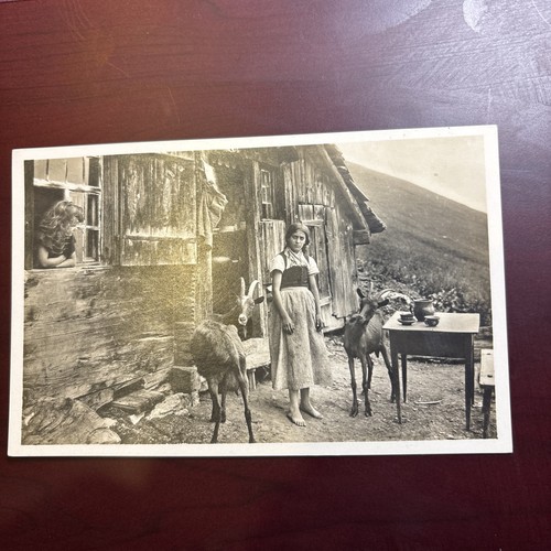Cpa suisse chalet - suisse, chevres