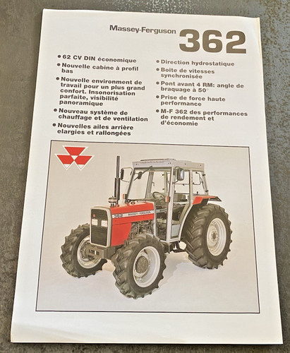 Notice publicitaire tracteur - publicitaire,