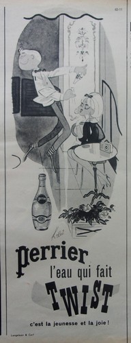 Publicité perrier avec - publicité,