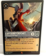 Carte Disney LORCANA Capitaine Crochet Capitaine Jolly Roger 173/204 Non Foil