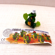 KINDER SURPRISE ALLEMAND - 639.540 + BPZ CROCODILE SOUS LE SOLEIL CHAUD