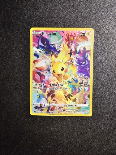 Carte pokemon pikachu 160 159 - carte,