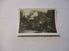 PHOTOGRAPHIE ANCIENNE 1947 VEHICULE ANCIEN DE COLLECTION MOTO ANCIENNE