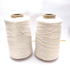 2 Cones bobines de coton à tricoter cygne 850 gr même référence broderie crochet