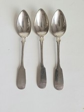 Zwei Deutsch cafe löffel  cuillère en argent massif allemand 78 grs