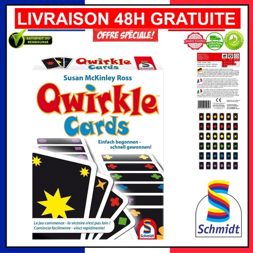 Qwirkle cartes jeu - cartes,