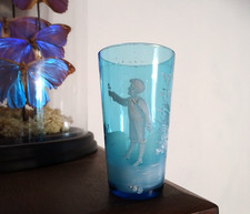 Verre émaillé MARY GREGORY