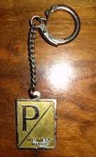 Rare ancien original Porte-clés Vespa Moto MOTOVESPA Scooter Madrid 1960 Piaggio