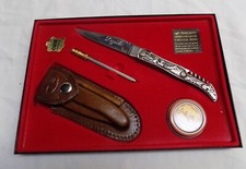 Coffret couteau LAGUIOLE PRADEL pliant collection Rubis série spéciale FOOTBALL