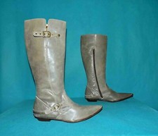 Bottes kickers cuir - kickers, beige