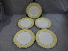 5 assiettes plates faïencerie