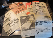 10Ancienne Pub de Presse Rootes Hilmann Vauxhall Austin Mini Maxi Sunbeam Alpine