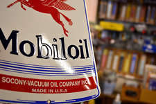 Plaque émaillée MOBILOIL
