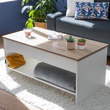 Table basse avec plateau