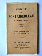 FORET DE FONTAINEBLEAU CARTE