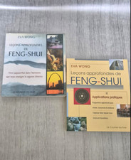 Lot livres Feng Shui Eva Wong tome 1 & 2 harmonie énergie applications pratiques