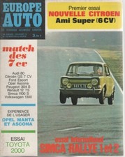 EUROPE AUTO 1973 72 SIMCA 1000