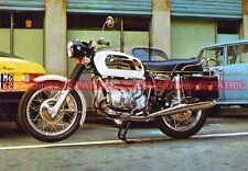 BMW R75/5 ( R 75 750 Série 5 ) + sacoches Carte Postale Moto Motorcycle Postcard