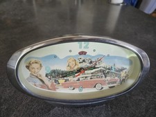 Réveil Mécanique Vintage Voiture Américaine Mont Rushmore Vers 1960 Parfait État