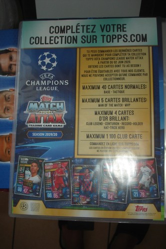 Classeur cartes topps - classeur, match