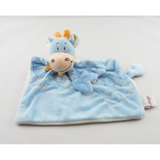 Doudou plat dragon bleu