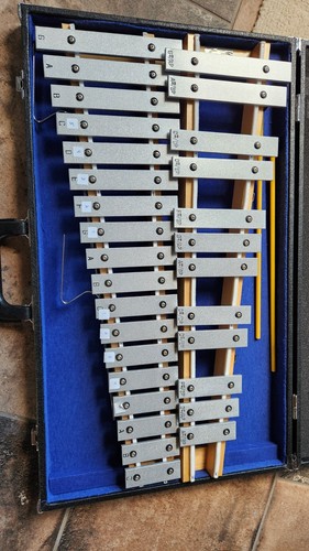 Xylophone case and mallets - case,