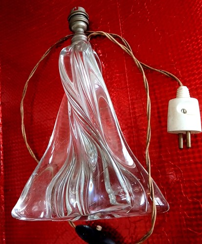 Pied lampe cristal baccarat - cristal,