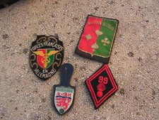 lot 4 insignes    militaires     colles          (u ls6 )