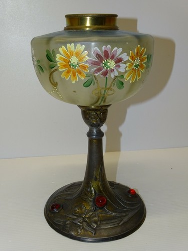 Ancien pied lampe regule - -ancien,