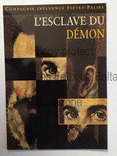 L'ESCLAVE DU DEMON COMPAGNIE FIEVET PALIES THEATRE EPEE DE BOIS   carte postale