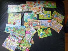 Kinder Ancien Montable -lot   31 Puzzle Schtroumpfs Peanuts  et autres....