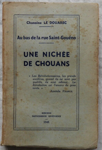 Une nichee chouans bas - une, au