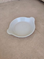 LE CREUSET PLAT A OEUF EN FONTE EMAILLEE ORANGE VINTAGE