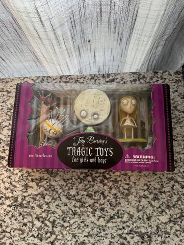 Tim burton tragic toys pin - toys,